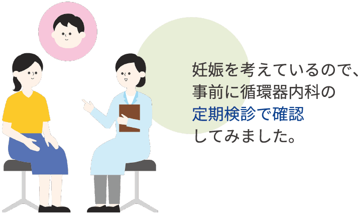 健診や他の病気で偶然見つかるケース